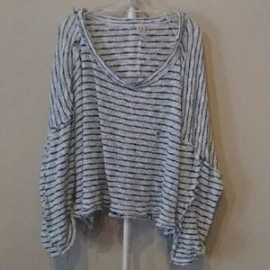 We The Free Distressed Sweater size large